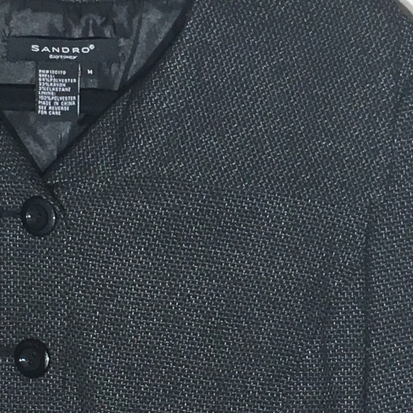 SALE 3/$15 Sandro Sportswear Tweed Style Blazer Size M - Picture 3 of 8